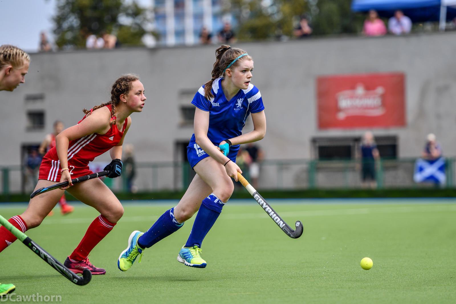 Eve Pearson Playing Hockey